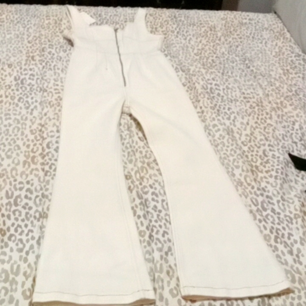 Cream Jumpsuit